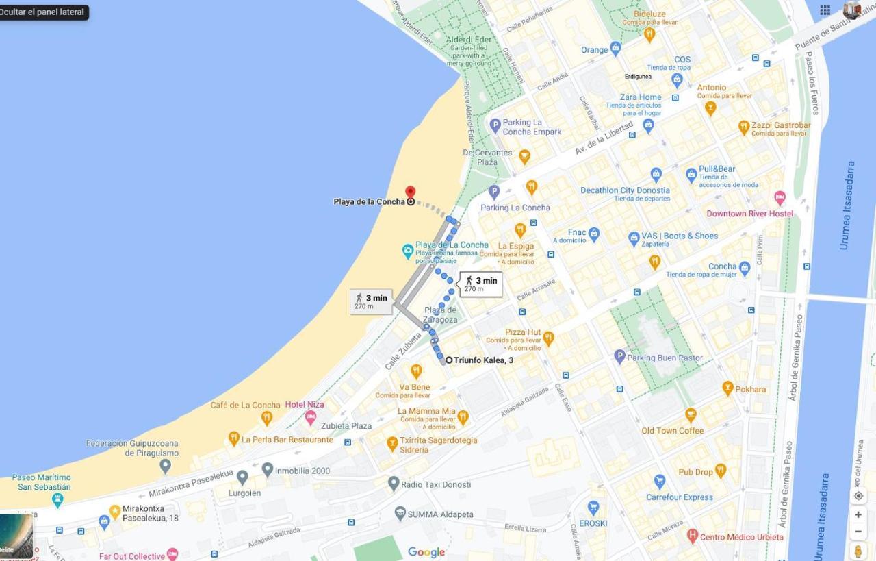 Apartamento Amplio Y Central A Pie De Playa La Concha San Sebastian Luaran gambar